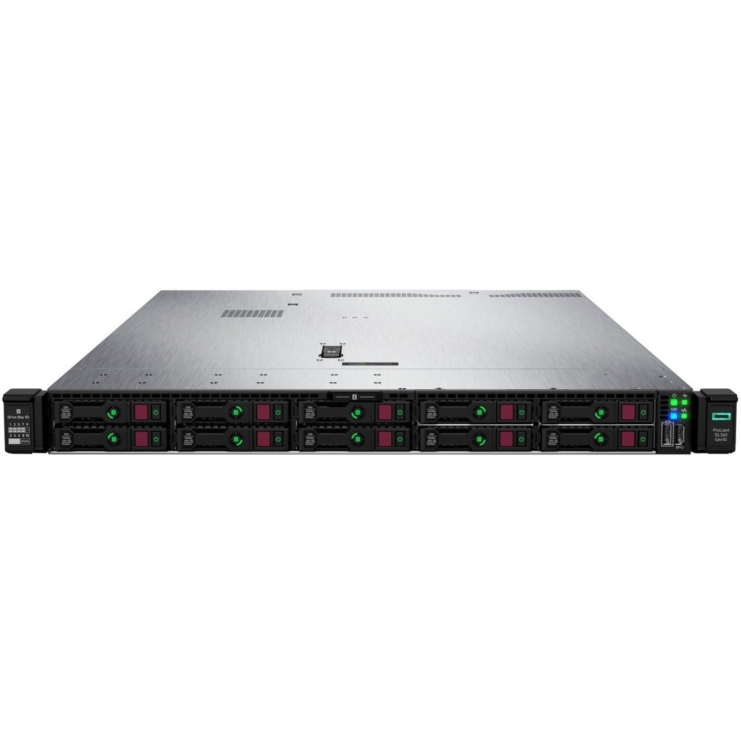 HPE R1V82A ProLiant DL360 G10 1U Rack Server, Intel Xeon Gold 5118, 64GB RAM, 3.60TB HDD, SAS Controller