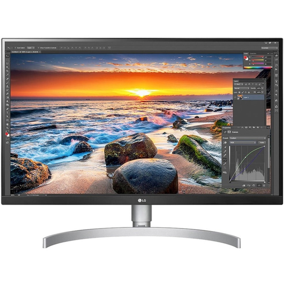 LG 27UL850-W.AUS 27'' Class 4K UHD IPS LED Monitor with VESA DisplayHDR 400, sRGB 99%, USB Type-C, HDMI, DP, USB3.0, Wall Mountable