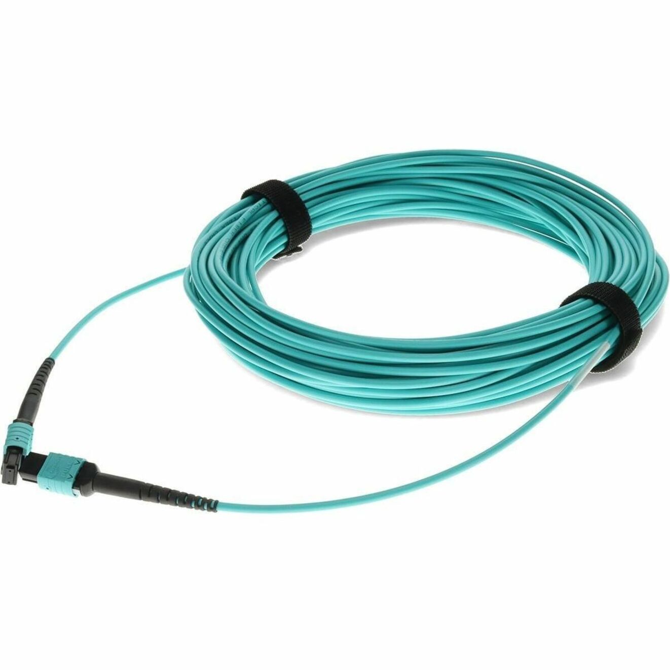 AddOn ADD-MPOMPO-25M5OM4P Fiber Optic Network Cable, 82 ft, Multi-mode, Aqua, Stranded