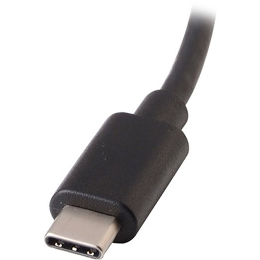V7 V7UCDP-BLK-1E Black USB Video Adapter USB-C Male to DisplayPort Female, EMI Protection, Plug and Play