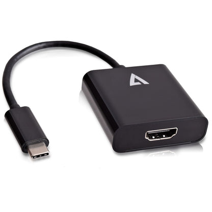 V7 V7UCHDMI-BLK-1E Adaptor Video USB Hitam USB-C Jantan ke HDMI