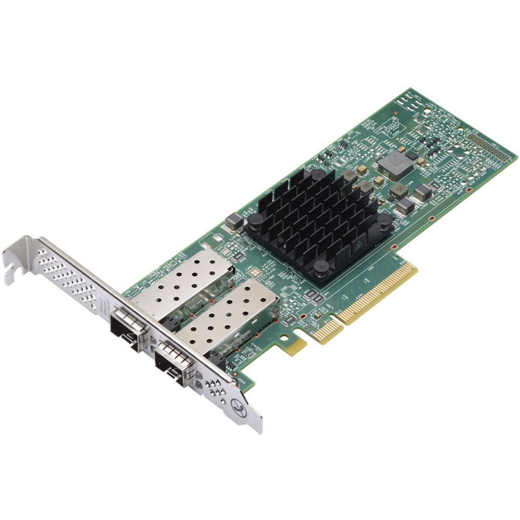 Lenovo 4XC7A08238 ThinkSystem Broadcom 57414 10/25GbE SFP28 2-Port PCIe Ethernet Adapter, 25Gigabit Ethernet Card