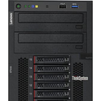 Lenovo 7X10A0BHNA ThinkSystem ST550 Server, Octa-core Xeon Silver 4208, 16GB RAM, 750W Power Supply