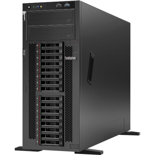 Lenovo 7X10A0BKNA ThinkSystem ST550 Server, Octa-core, 16GB RAM, 750W Power Supply