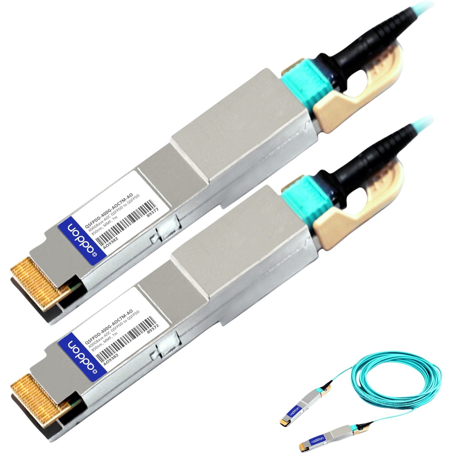 AddOn QSFPDD-400G-AOC7M-AO Fiber Optic Network Cable, 22.97 ft, 400 Gbit/s