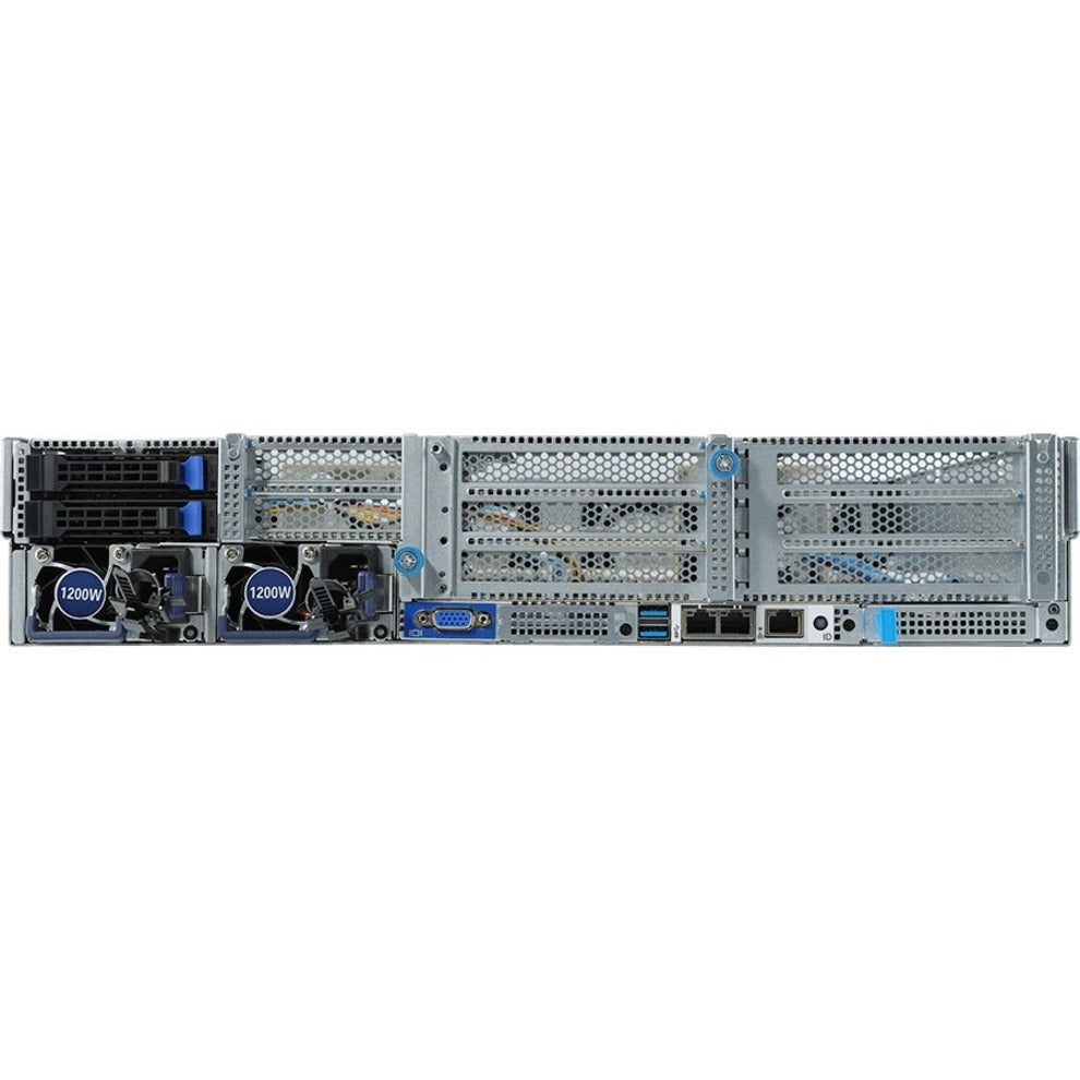 Gigabyte R282-Z90 Barebone System - 2U Rack-mountable, AMD EPYC 7002 DP Server, 12-Bay, 128GB Memory, 2 x Processor Support