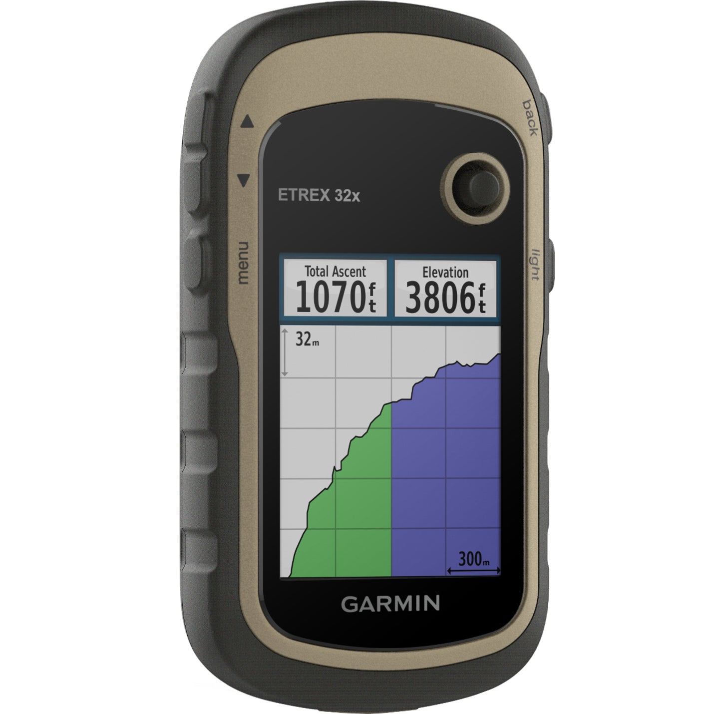 Garmin 010-02257-00 eTrex 32x Rugged Handheld GPS with Compass and Barometric Altimeter, 2.2" Color Display, Preloaded Maps