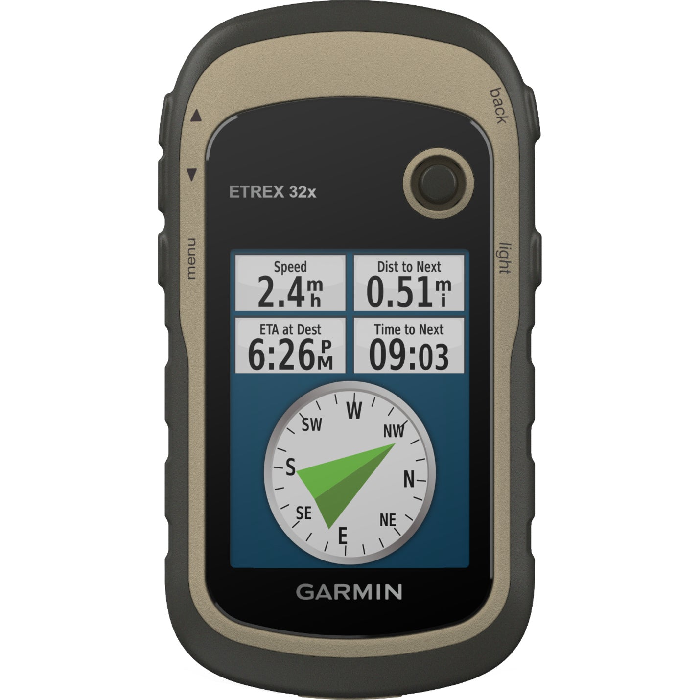 Garmin 010-02257-00 eTrex 32x Robustes Handheld-GPS mit Kompass und barometrischem Höhenmesser 22" Farbdisplay vorinstallierten Karten