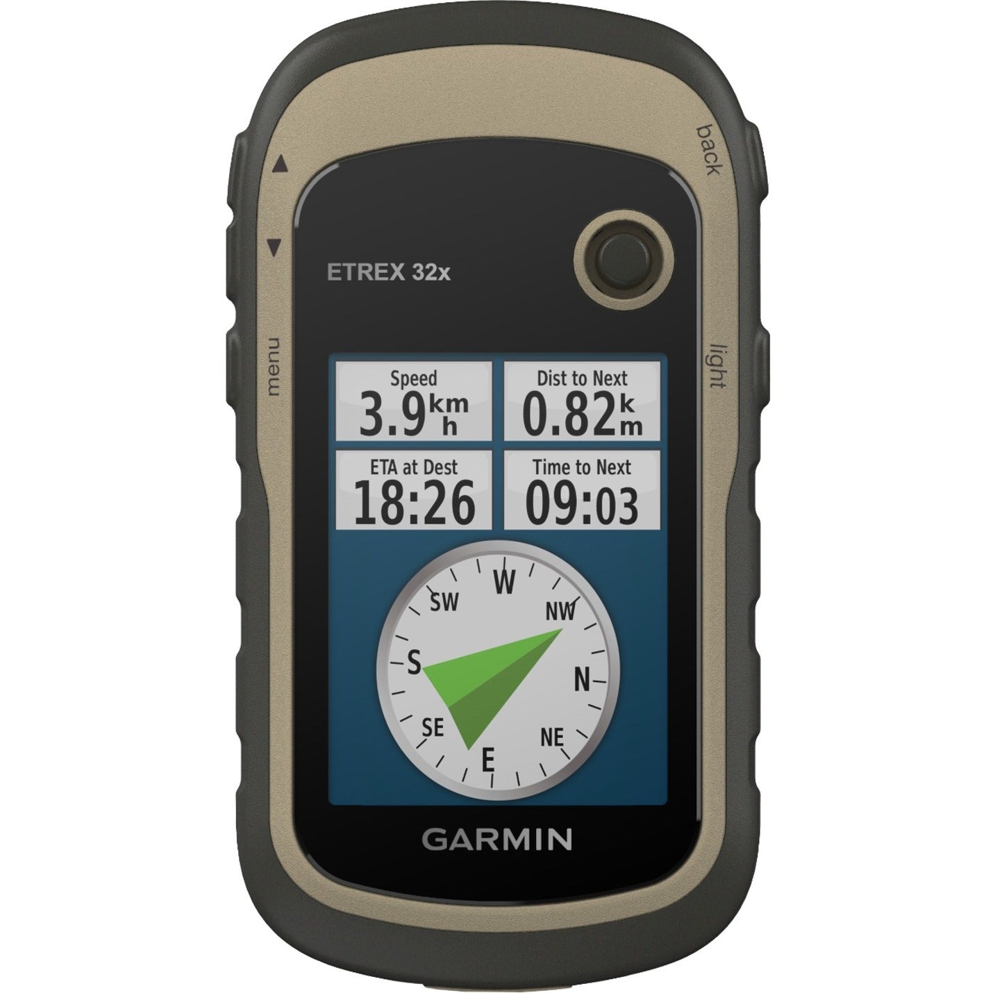 Garmin 010-02257-00 eTrex 32x Rugged Handheld GPS with Compass and Barometric Altimeter, 2.2" Color Display, Preloaded Maps