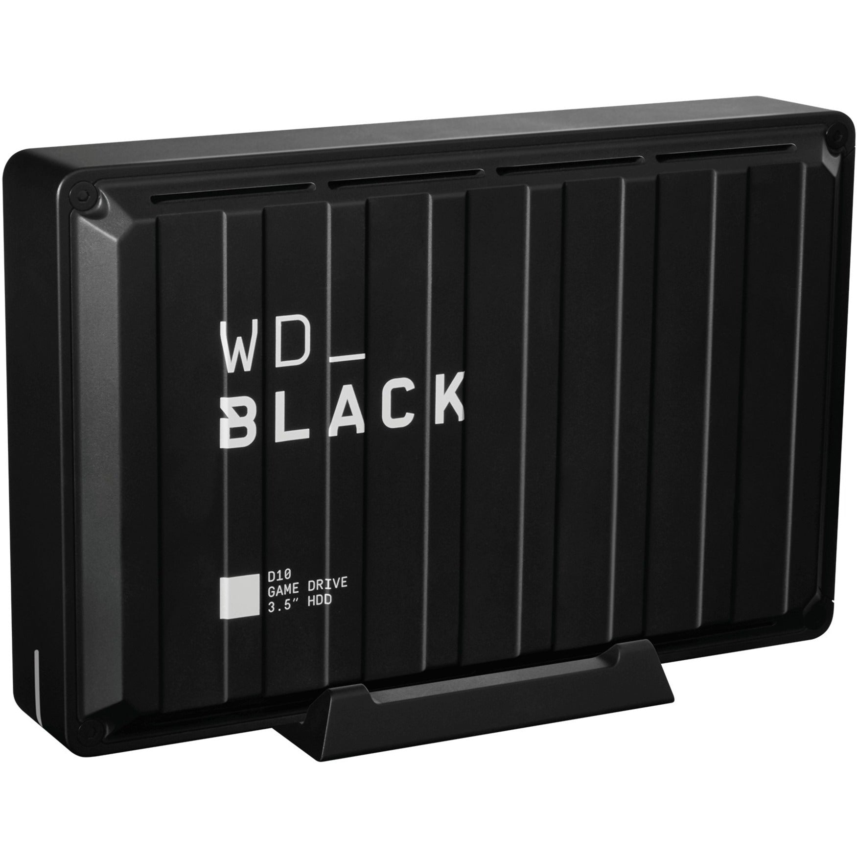 WD WDBA3P0080HBK-NESN Black D10 Game Drive, 8TB Storage Capacity, USB 3.2