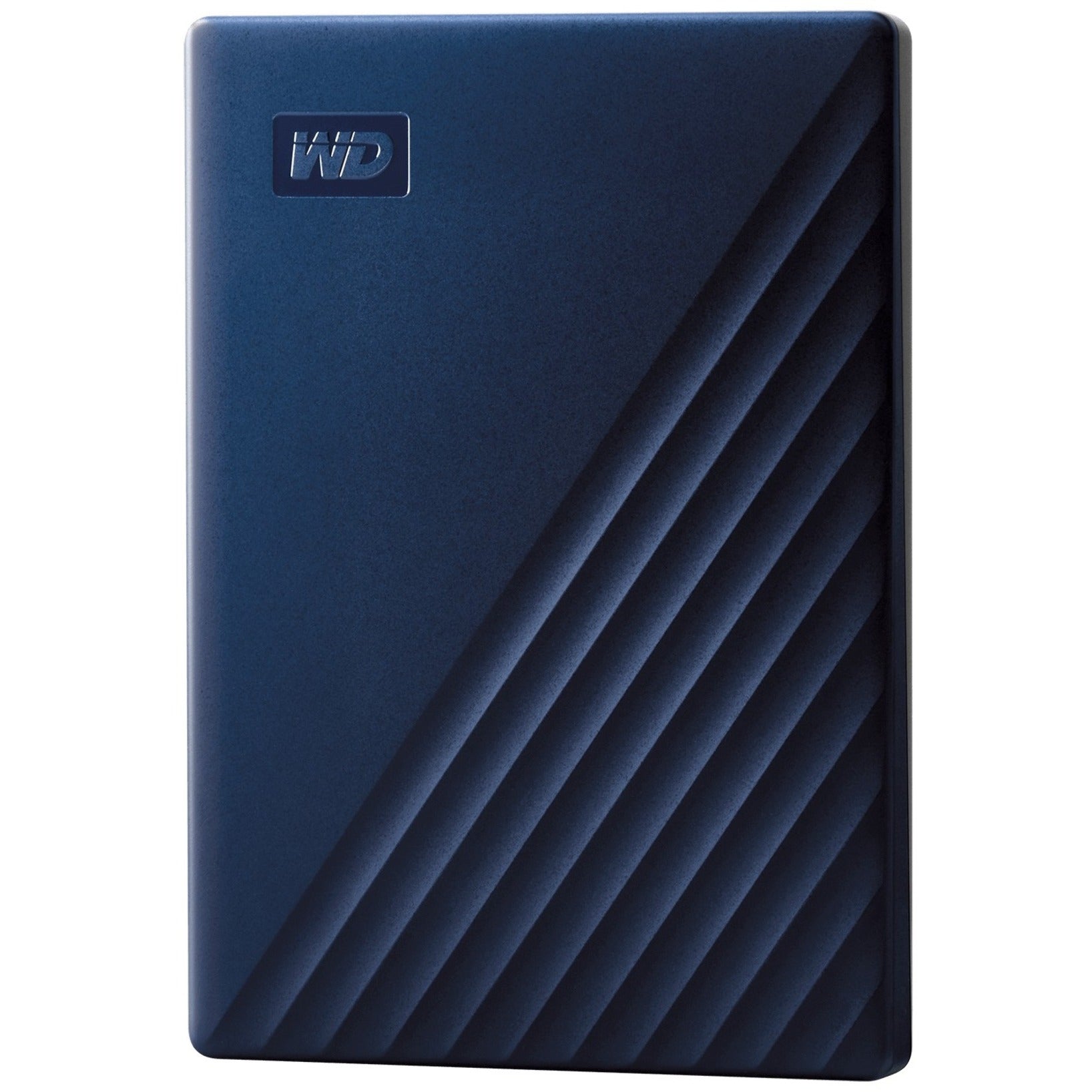 WD WDBA2D0020BBL-WESN My Passport For Mac Hard Drive, 2TB, USB 3.2, 256-bit Encryption, Midnight Blue
