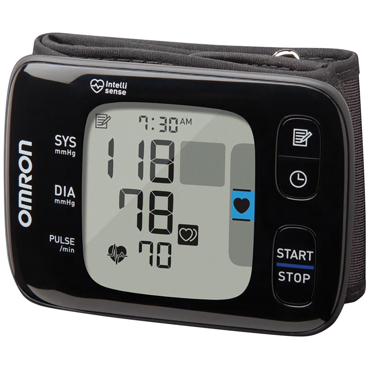 Omron BP6350 7 Series Wireless Wrist Blood Pressure Monitor, Memory Storage, Irregular Heartbeat Detection, Hypertension Indicator, Bluetooth Connectivity