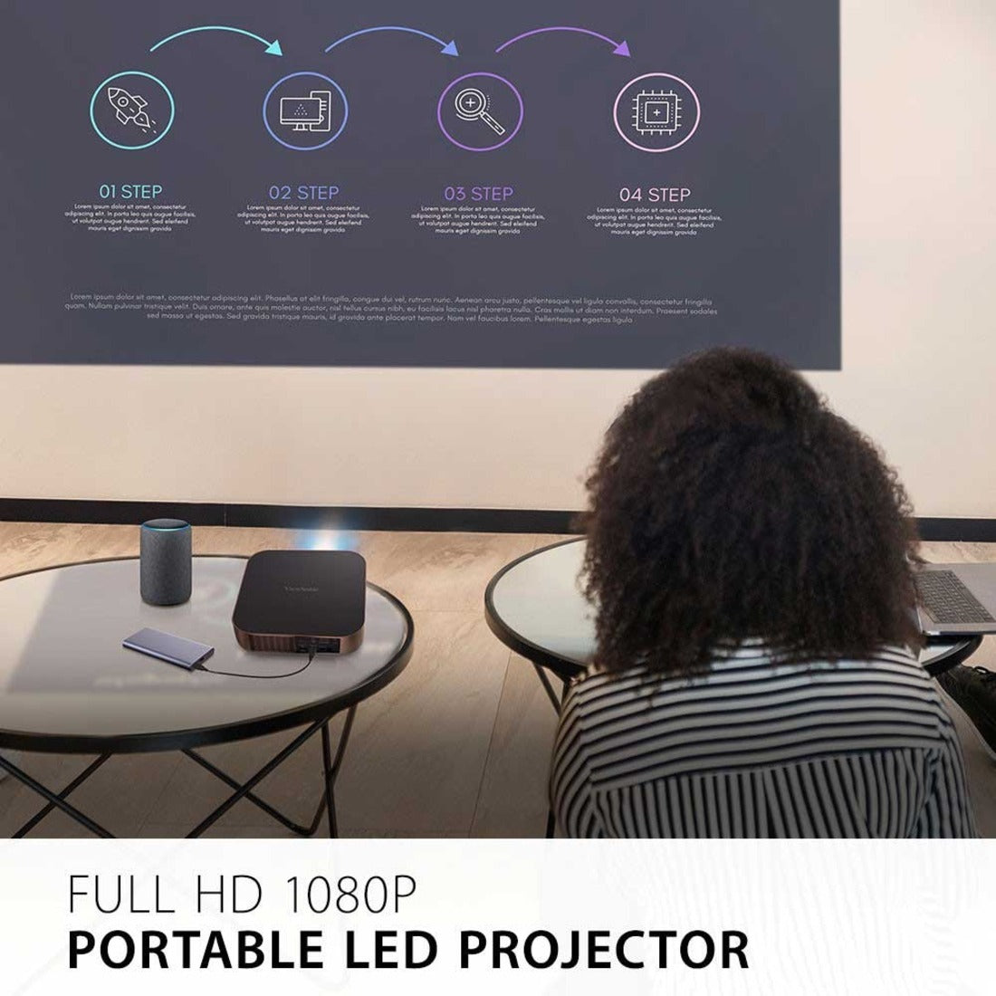ViewSonic Portable 1080p Wireless Ultra-slim LED Projector [Discontinued]