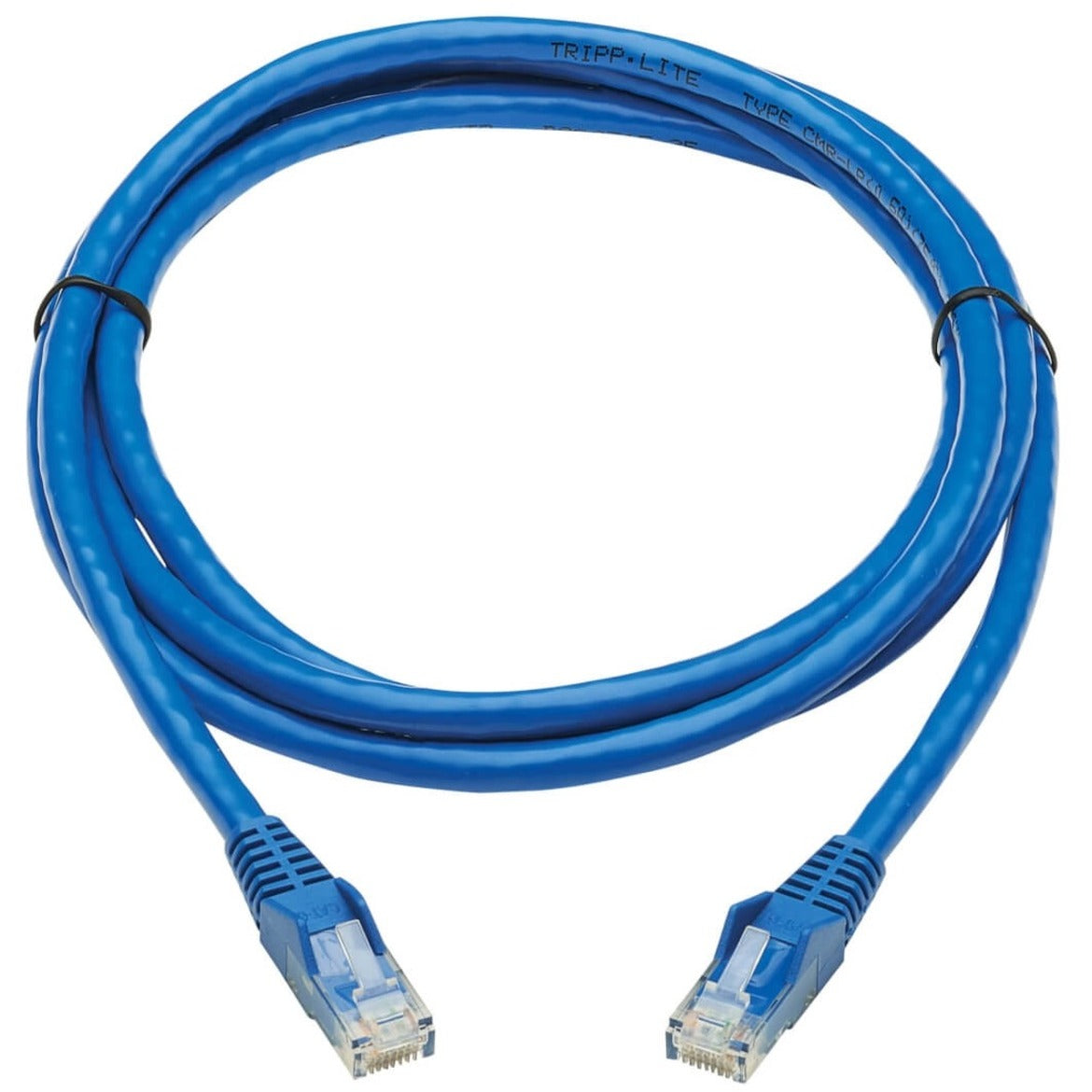 Tripp Lite N201P-006-BL Cat6 UTP Patch Cable (RJ45), 6 ft. Blue, Stress Resistant, Flexible, PoE