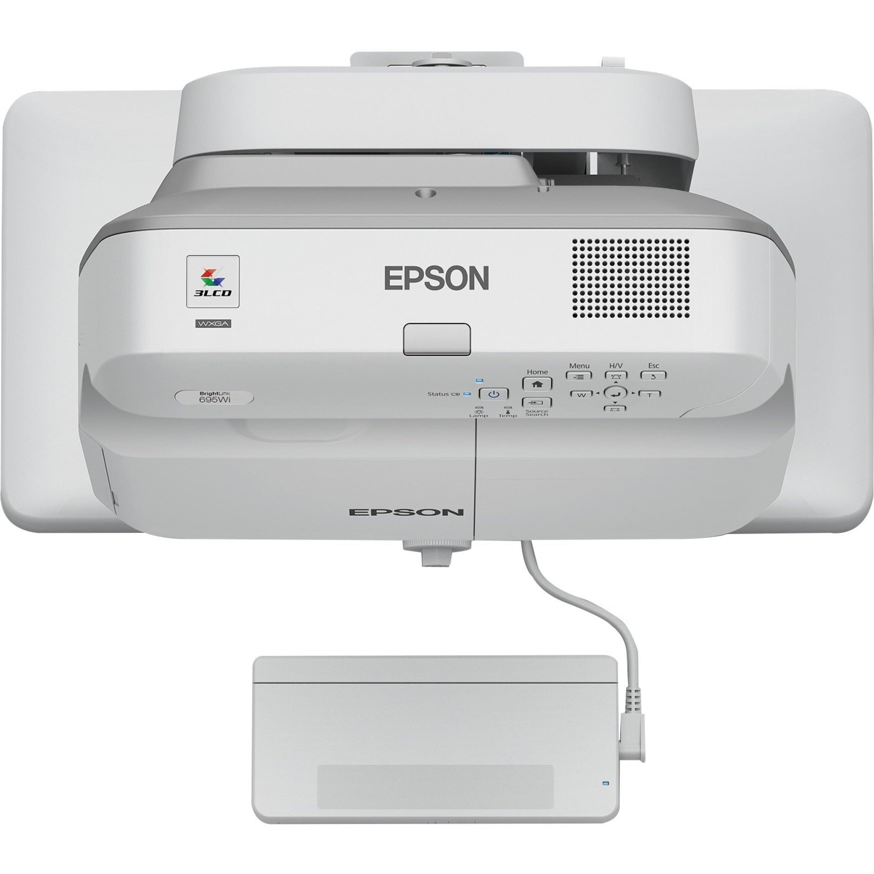 Epson V11H740522-N BrightLink 695Wi WXGA 3LCD Ultra Short-throw Interactive Display - Refurbished, 3500 lm, HDTV