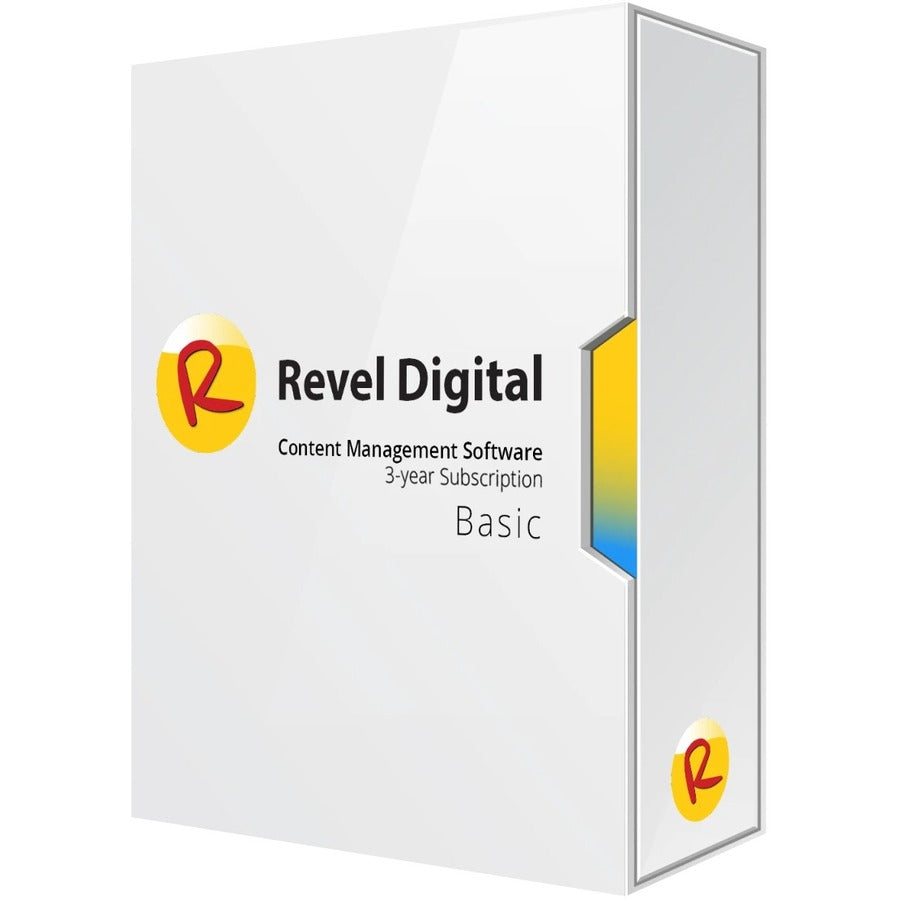 ViewSonic SW-090-2 Revel Digital Basic Version Software Licensing, 1 Device, 3 Year Subscription Plan License Key