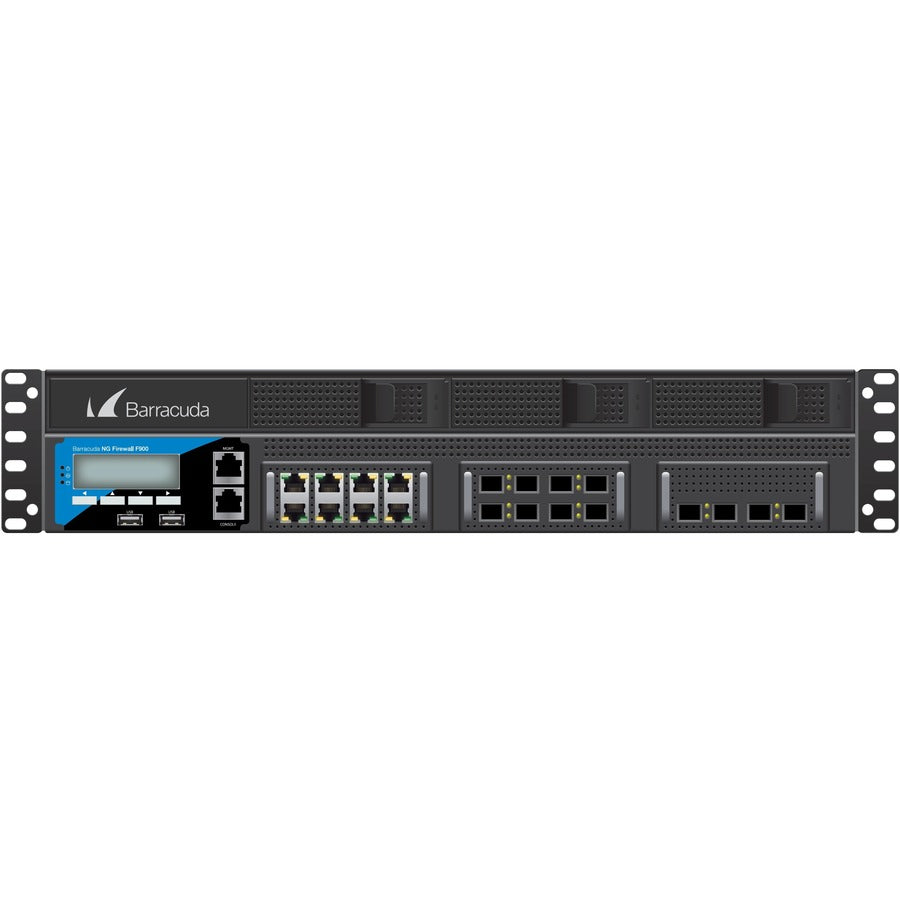 Barracuda BMM-BNET017 NG Firewall F900, Network Security/Firewall Appliance, VPN Authentication, Malware Protection, Integrated Web Filtering, Application Control