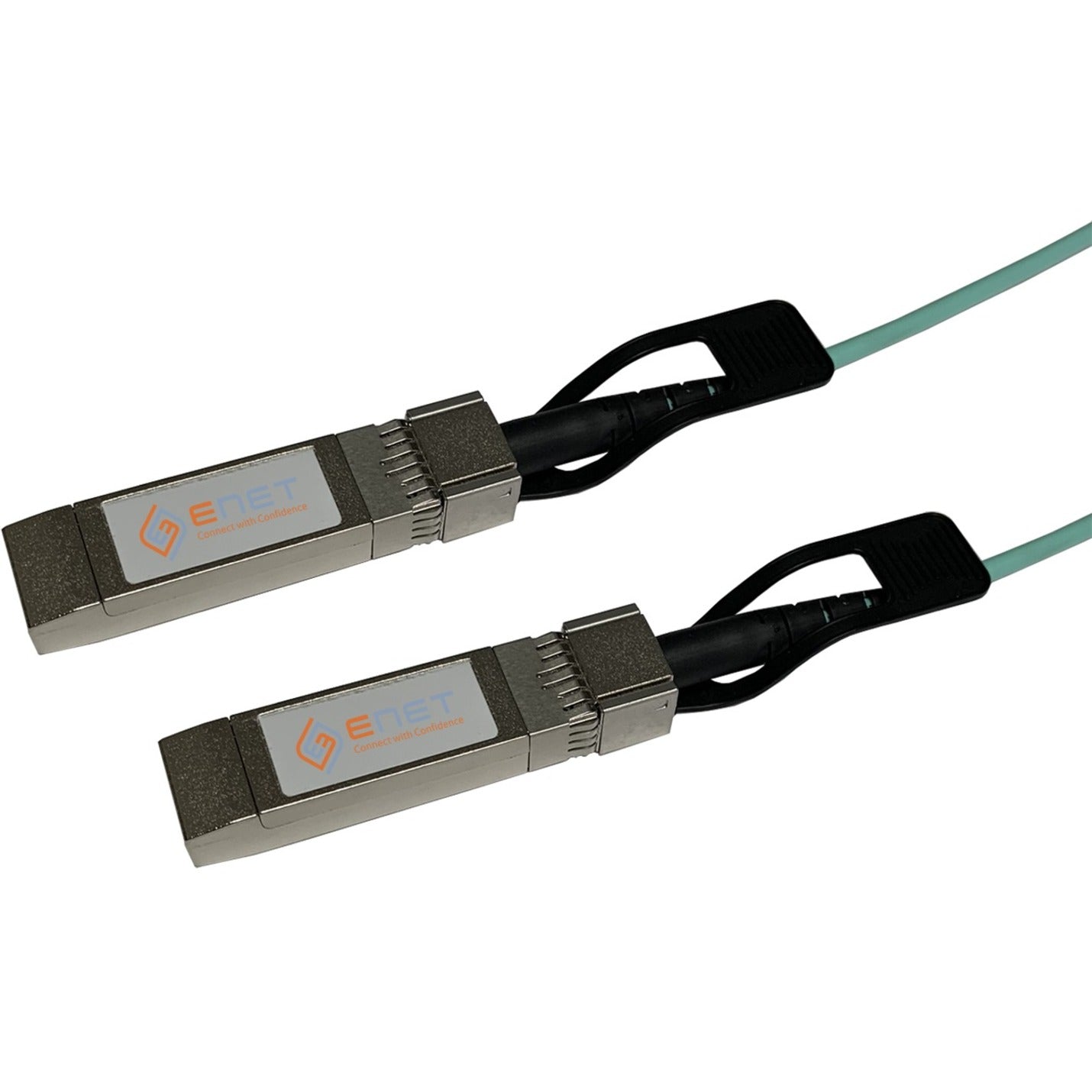 ENET SFP-25G-AOC15M-ENC 25GBASE-AOC SFP28 To SFP28 Active Optical Cable (AOC) Assembly 15m, High-Speed Fiber Optic Network Cable
