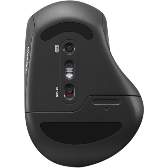 Lenovo GY50U89282 600 Wireless Media Mouse, Ergonomic Fit, 2400 dpi, 2.4 GHz, USB Type A