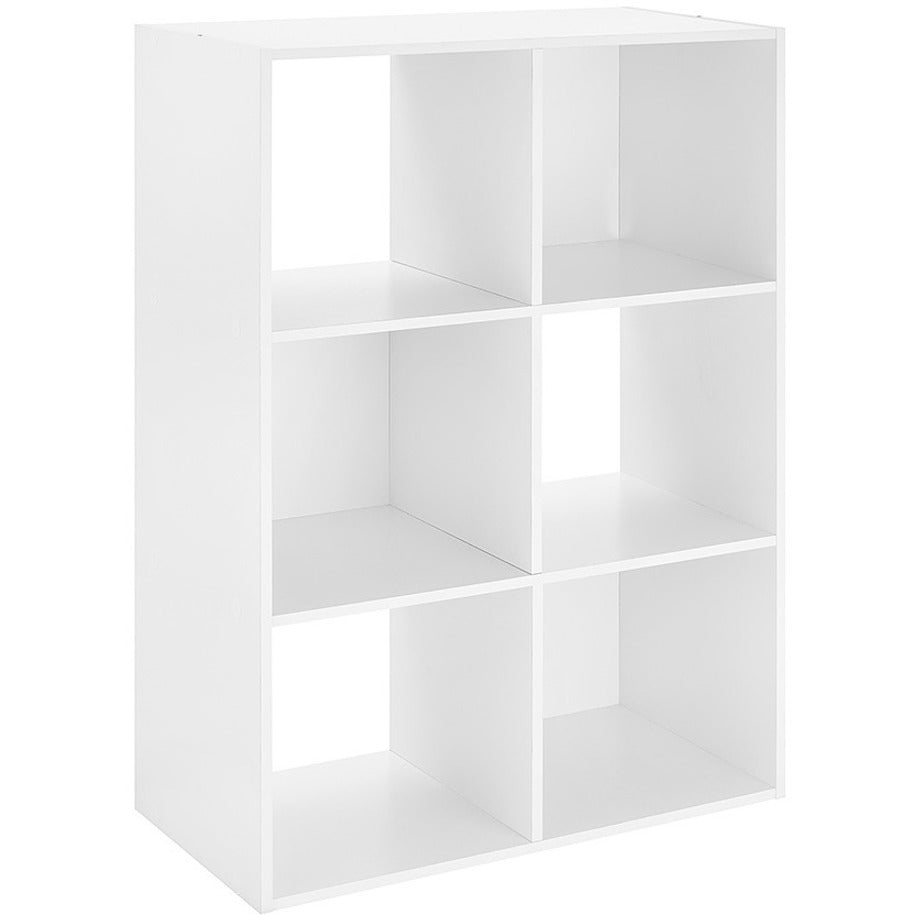 Whitmor 6422-8857-WHT Storage Rack, Sturdy Cube for Home, Craft, Clothes, Room Display, and Storage
