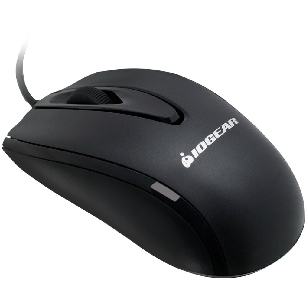IOGEAR GME423 3-Button Optical USB Wired Mouse, 1000 dpi, Scroll Wheel