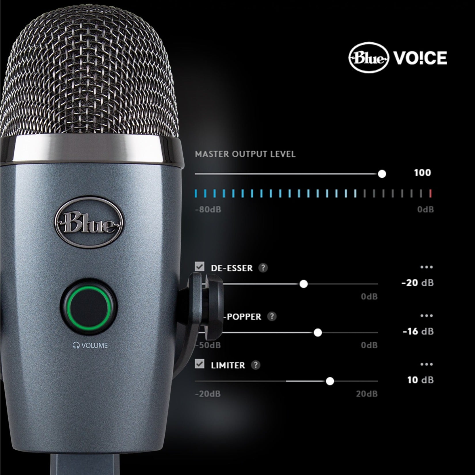 Blue 988-000088 Yeti Nano Premium USB Microphone for Recording & Streaming