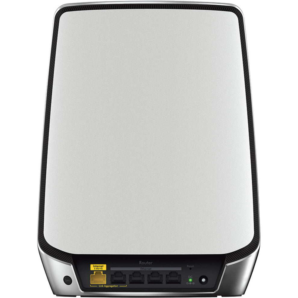 Netgear RBK852-100NAS Orbi Whole Home Tri-band Mesh WiFi 6 System, 2.5 Gigabit Ethernet, 750 MB/s