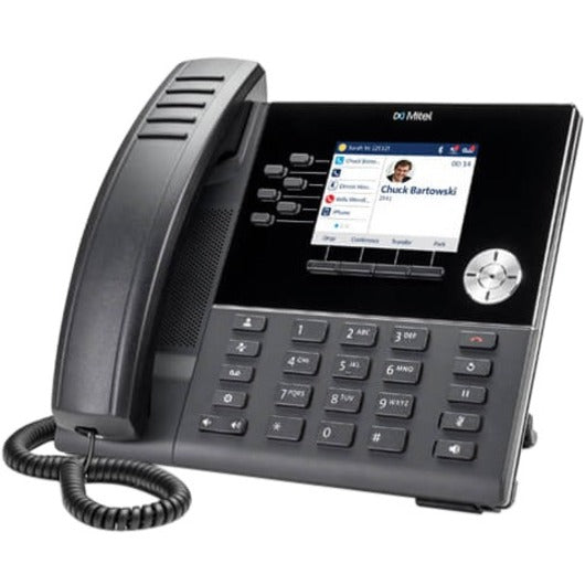 Mitel 50008311 MiVoice 6920 IP Phone, Color Display, USB and PoE Ports, Speakerphone