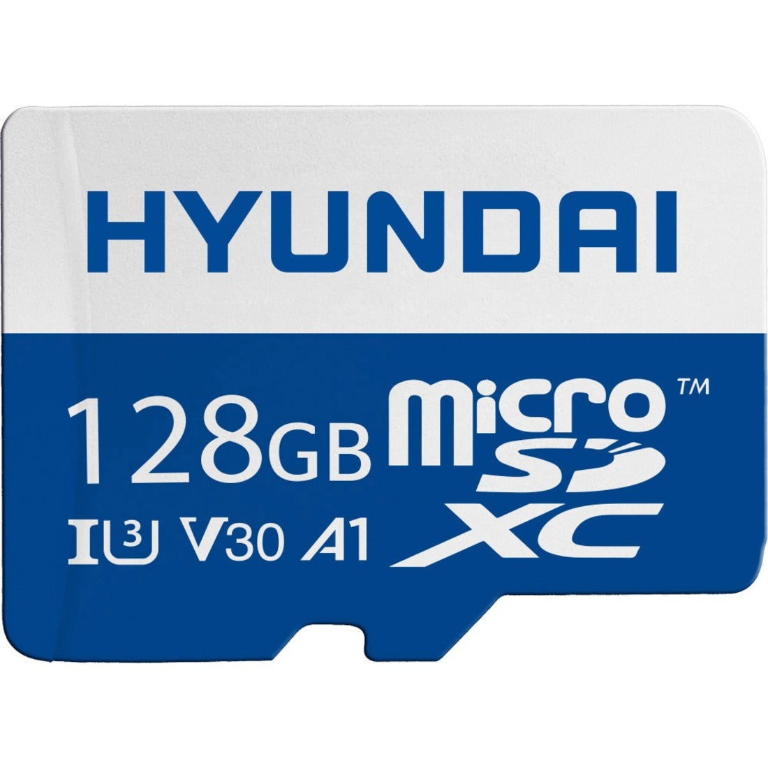 Hyundai SDC128GU3 128GB microSDXC Card, 4K UHS U3 A2, Lifetime Warranty