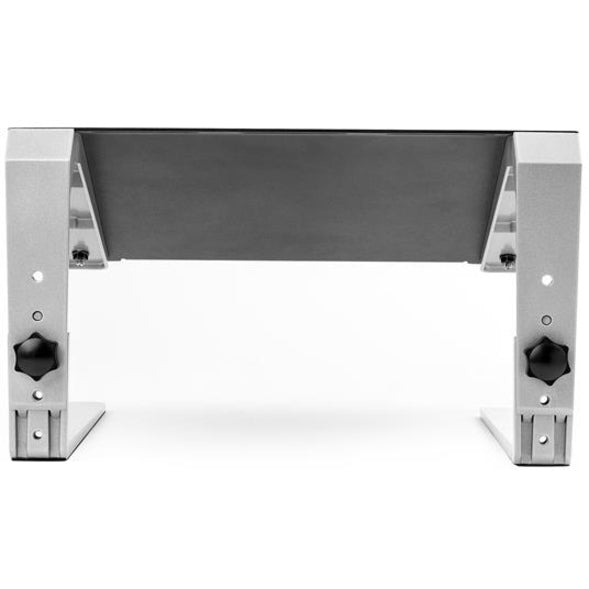 StarTech.com LTSTND Adjustable Laptop Stand - Heavy Duty Steel & Aluminum - Ergonomic Laptop Riser for Desk, 3 Height Settings, Tilted