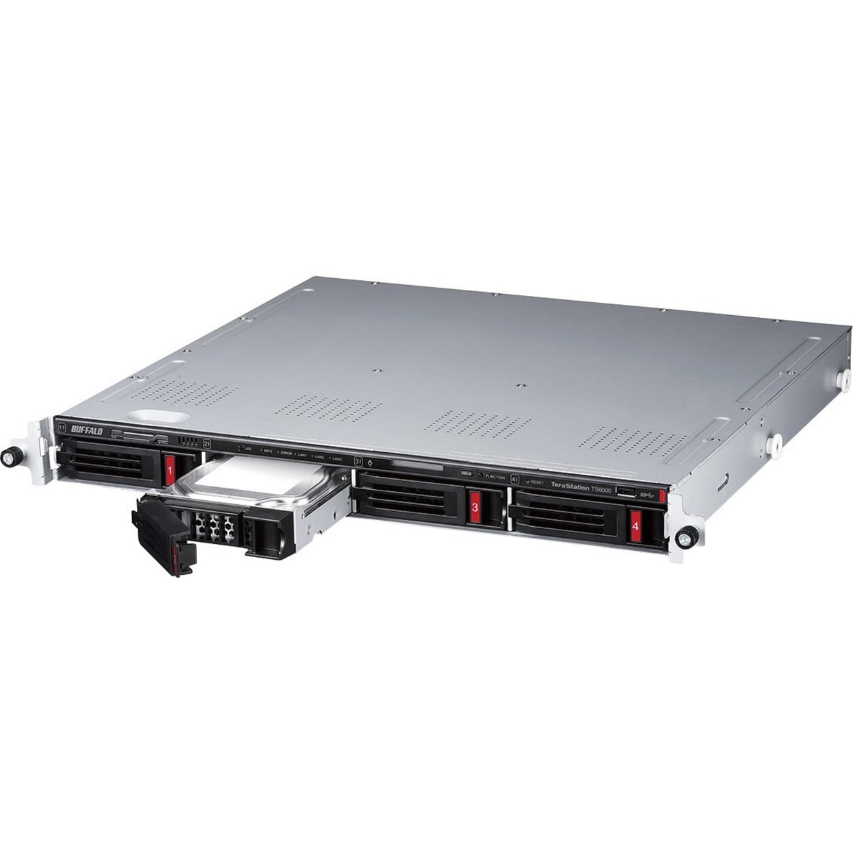 Buffalo TS6400RN3204 TeraStation 6400RN 32TB Rackmount NAS Hard Drives Included + Snapshot, 10Gb Ethernet, 8GB DDR4 SDRAM, RAID Support