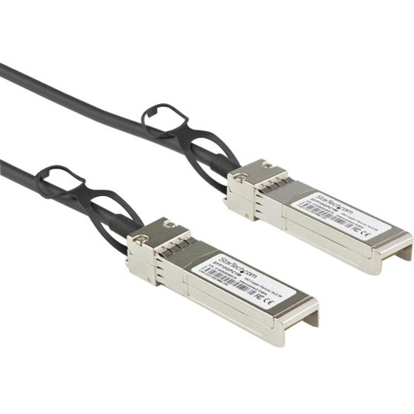 StarTech.com DACSFP10G2M Dell EMC Compatible Cable - 2 m - 10 GbE, Passive, Locking Latch, Twinaxial, 6.56 ft