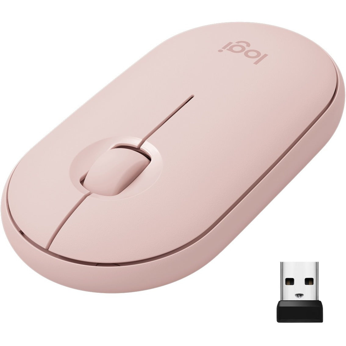Logitech Pebble Wireless Mouse M350 - Rose [Discontinued]