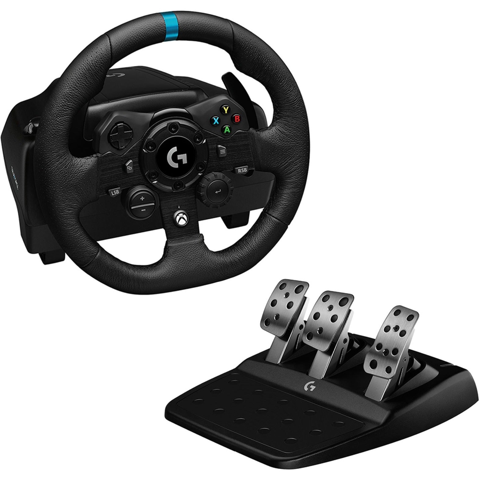 Logitech 941-000156 G923 TRUEFORCE Racing wheel for Xbox, PlayStation and PC, 2 Year Limited Warranty, USB Connectivity, Black