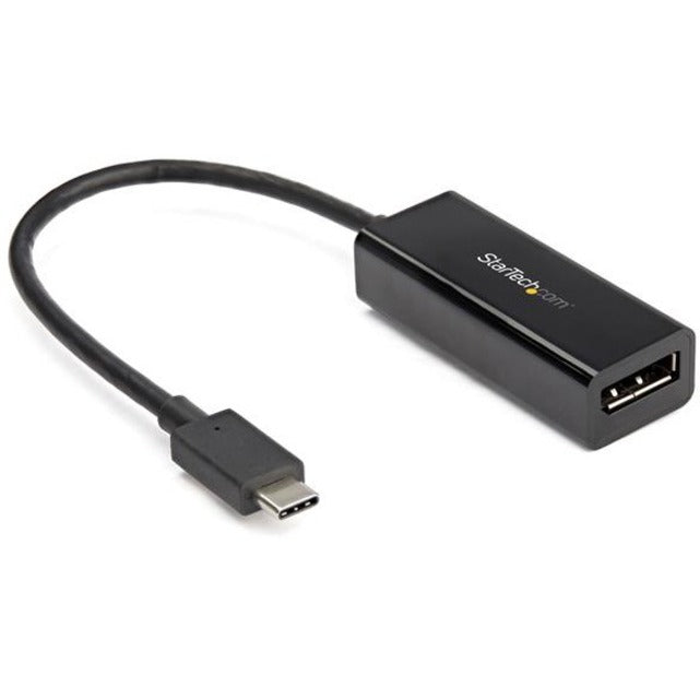 StarTech.com CDP2DP14B USB-C to DisplayPort Adapter - 8K 30Hz, Thunderbolt 3, Display Dongle for Your DP 1.4 Monitor