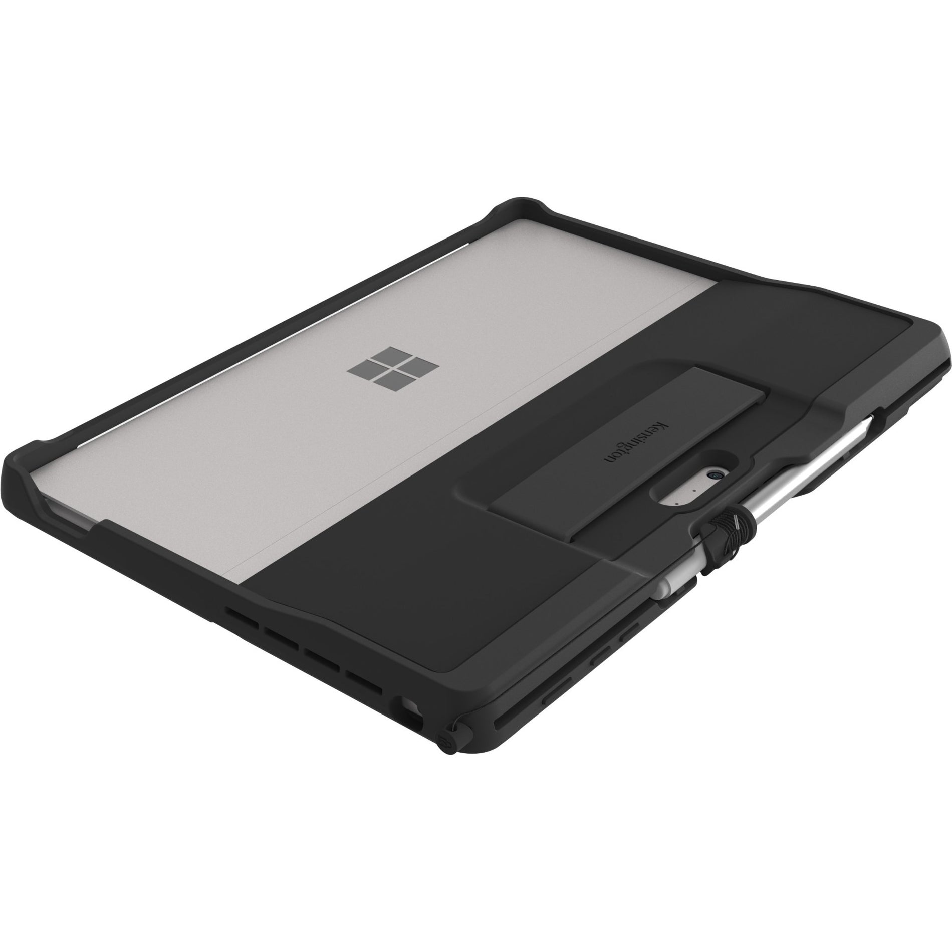 Kensington K97950WW BlackBelt 2nd Degree Rugged Case for Surface Pro 7, 6, 5, & 4, Drop Resistant, Hand Strap