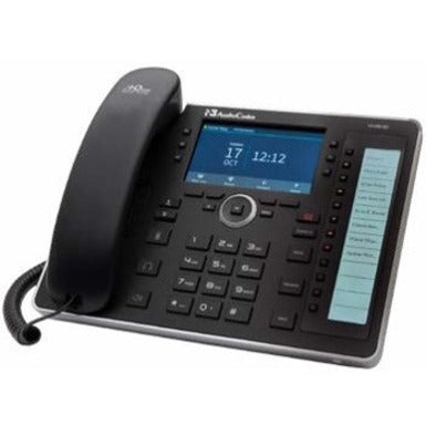 AudioCodes IP445HDEG 445HD IP Phone, Corded, Black - USB, Network (RJ-45), PoE (RJ-45) Port, Color Display, Caller ID, Speakerphone
