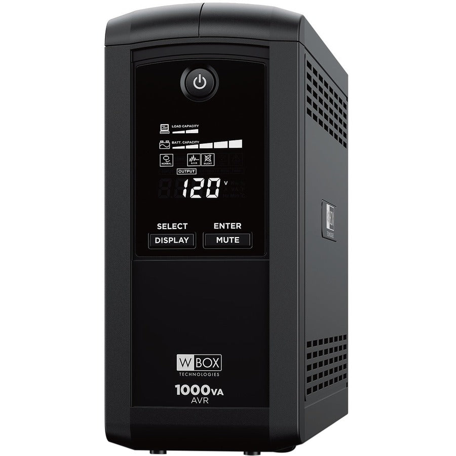 W Box 0E-1000V9RD Battery Backup Standby UPS 1000VA/600W Line Interactive UPS, Energy Star, RoHS, USB Port