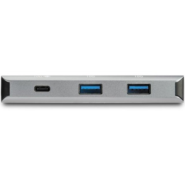 StarTech.com HB31C3A1CPD3 4-Port USB-C Hub 10 Gbps with Power Delivery & 9.8" Attached Host Cable, 3x USB-A & 1x USB-C