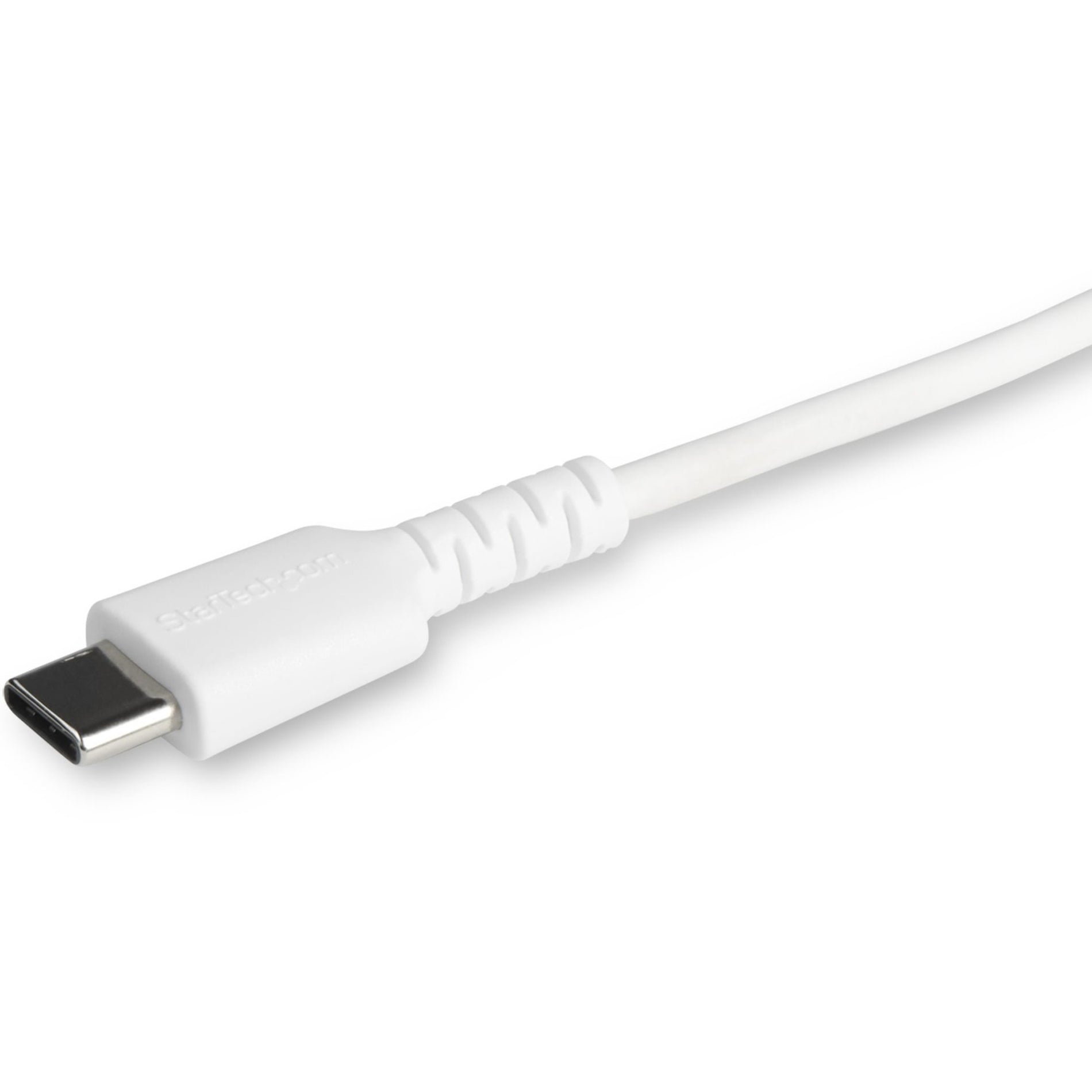 StarTech.com RUSBCLTMM2MW 2m/6.6ft USB C to Lightning Cable - MFi Certified, Heavy Duty Lightning Cable, White, Durable USB Charging Cable
