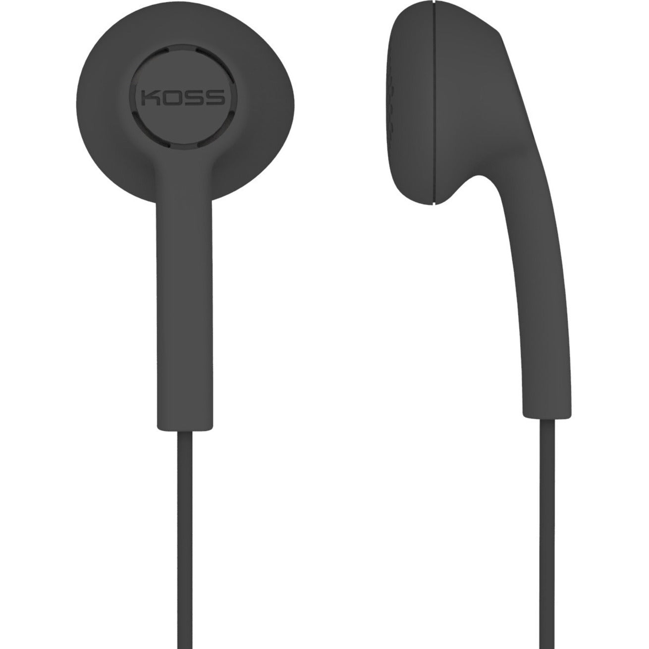 Koss 192807 KE5 Earbuds & In Ear Headphones, Binaural Stereo Earphone, 16 Ohm Impedance, 4 ft Cable Length, Black