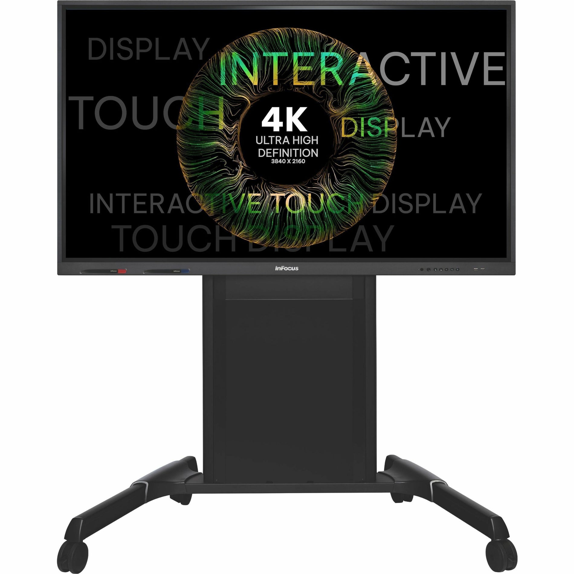 InFocus INF8640E JTouch 86IN 4K 20PT Touch All-in-One Computer, Android 8.0 Oreo, Whiteboard Lightcast