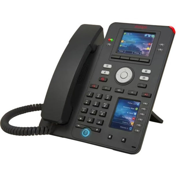 Avaya 700512394 IX J159 IP Phone, USB, Network (RJ-45), PoE (RJ-45) Port, Speakerphone, VoIP, Wall Mountable, Cobalt Black