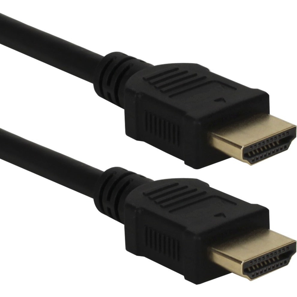 QVS HD8-1M 1-Meter Ultra High Speed HDMI UltraHD 8K with Ethernet Cable, Corrosion Resistant, Gold Plated Connectors, 48 Gbit/s Data Transfer Rate