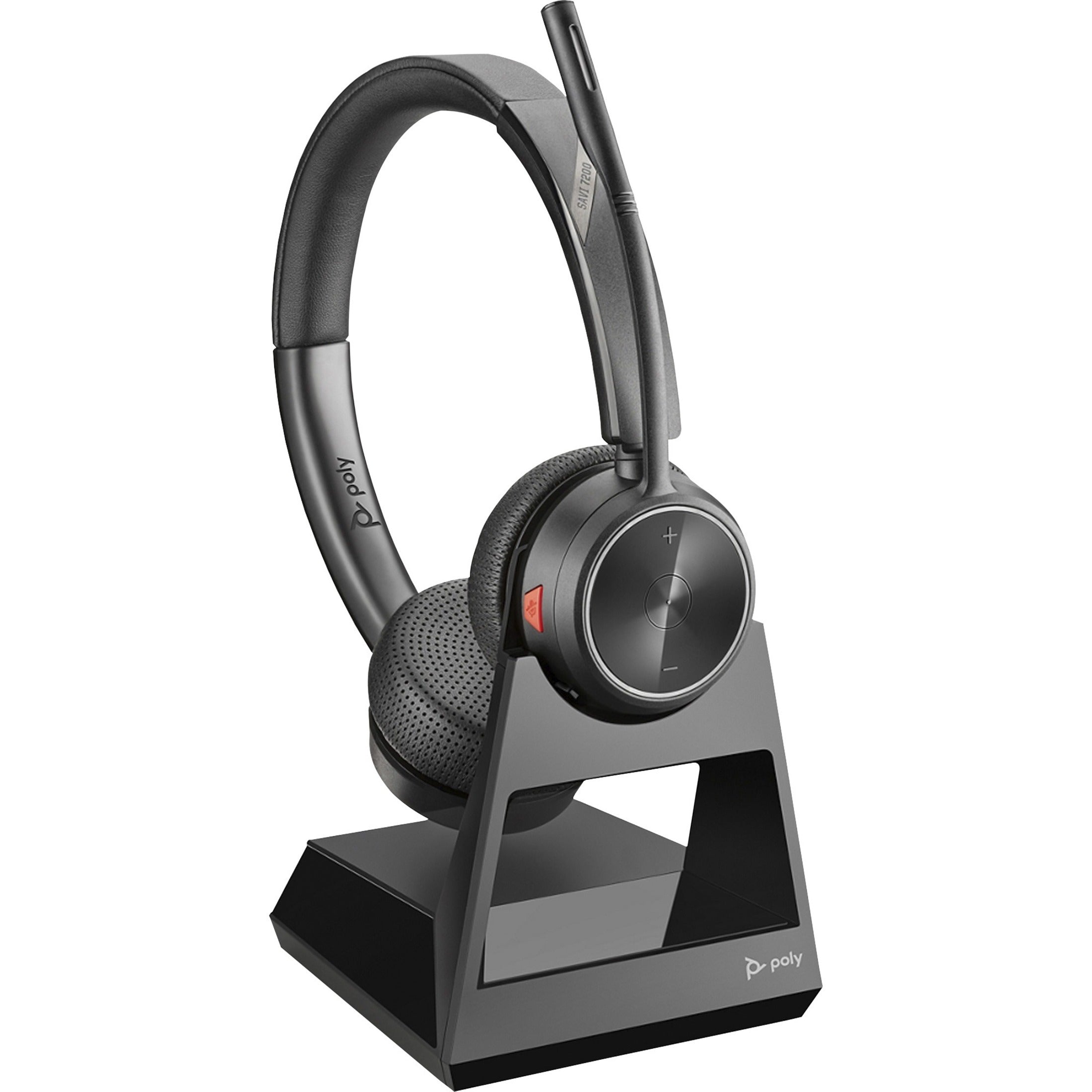 Plantronics 213020-01 SAVI 7220 D,OTH,DECT 6.0,NA Wireless Headset, Stereo Sound, Noise Cancelling Microphone