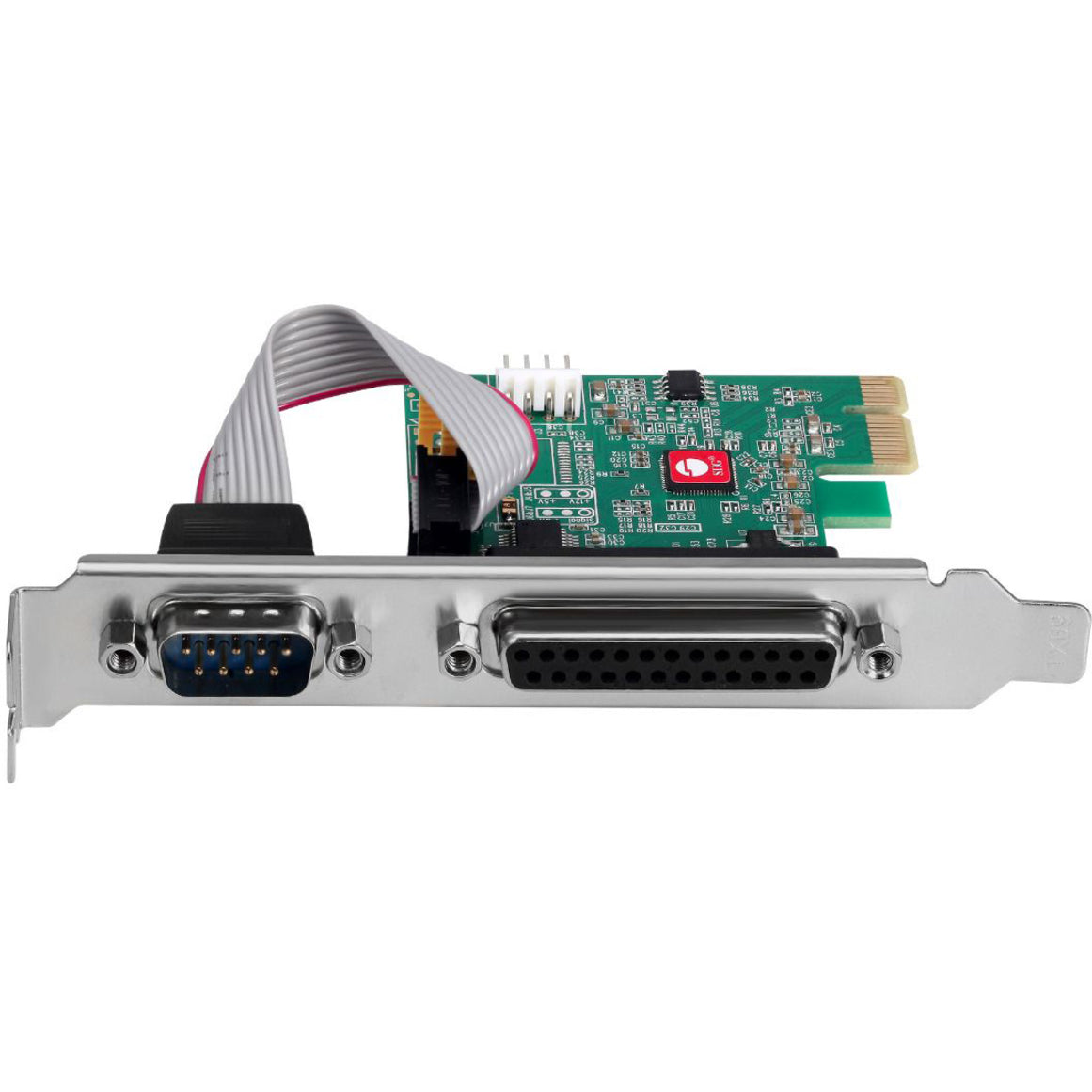 SIIG JJ-E20311-S1 DP Cyber 1S1P PCIe Card, Serial/Parallel Combo Adapter