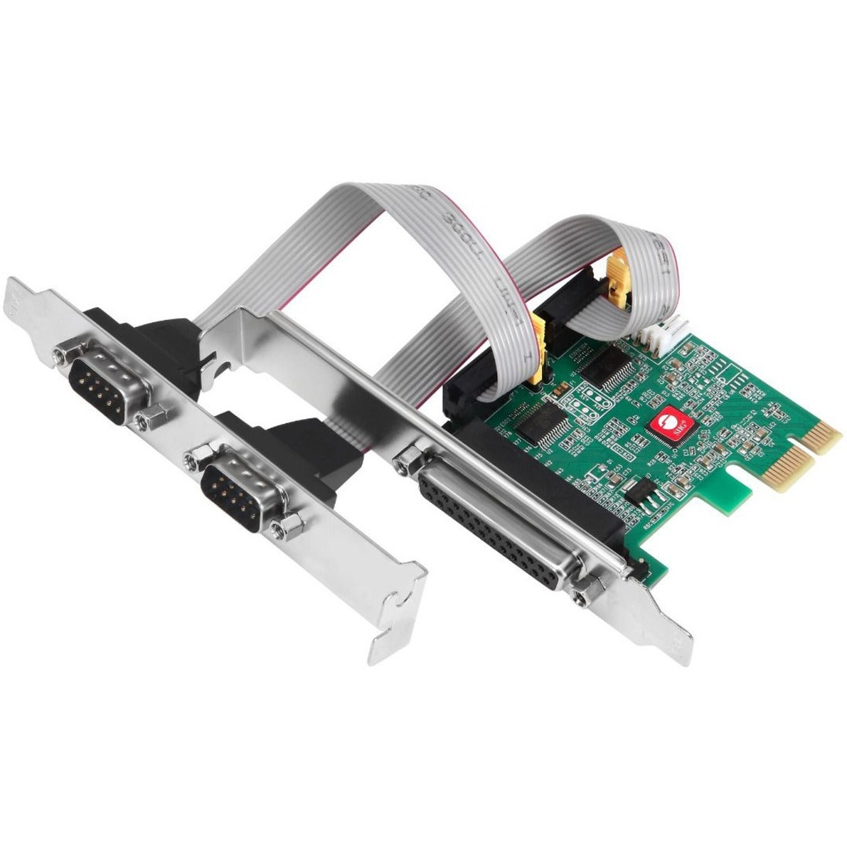 SIIG JJ-E20411-S1 DP Cyber 2S1P PCIe Card, Serial/Parallel Combo Adapter
