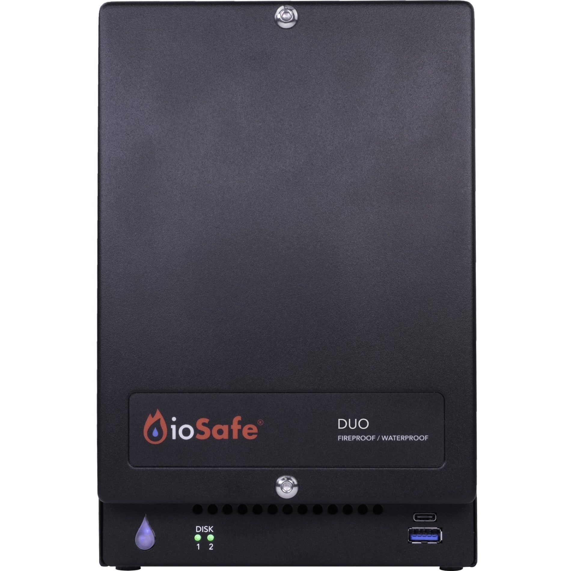 ioSafe Duo 8TB RAID 1 USB 3.2 Fireproof/Waterproof Desktop Hard Drive [Discontinued]