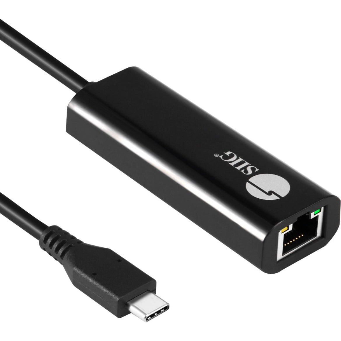 SIIG JU-NE0A11-S1 USB-C to 2.5G Ethernet Adapter, High-Speed Internet Connection for Computers/Notebooks