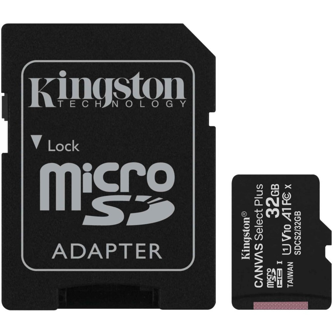 Kingston Canvas Select Plus 32GB microSDHC Card with Android A1 Performance Class [Discontinued]